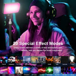 JMARY FM-180RGB Luce video a LED RGB da 20W per fotocamere DSLR