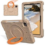 Custodia per tablet antiurto con supporto girevole ad anello magico e tracolla., For iPad 2026 / 2025 / Air 11 2026 / 2025, For iPad 10.2 2022 / 2021 / 10.5