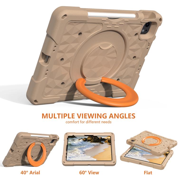 Custodia per tablet antiurto con supporto girevole ad anello magico e tracolla., For iPad 2026 / 2025 / Air 11 2026 / 2025, For iPad 10.2 2022 / 2021 / 10.5