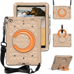 Custodia per tablet antiurto con supporto girevole ad anello magico e tracolla., For iPad 2026 / 2025 / Air 11 2026 / 2025, For iPad 10.2 2022 / 2021 / 10.5