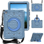 Custodia per tablet antiurto con supporto girevole ad anello magico e tracolla., For iPad 2026 / 2025 / Air 11 2026 / 2025, For iPad 10.2 2022 / 2021 / 10.5