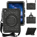 Custodia per tablet antiurto con supporto girevole ad anello magico e tracolla., For iPad 2026 / 2025 / Air 11 2026 / 2025, For iPad 10.2 2022 / 2021 / 10.5
