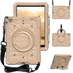 Custodia per tablet antiurto con supporto girevole ad anello magico e tracolla., For iPad 2026 / 2025 / Air 11 2026 / 2025, For iPad 10.2 2022 / 2021 / 10.5