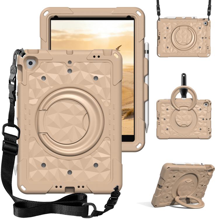 Custodia per tablet antiurto con supporto girevole ad anello magico e tracolla., For iPad 2026 / 2025 / Air 11 2026 / 2025, For iPad 10.2 2022 / 2021 / 10.5