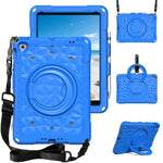 Custodia per tablet antiurto con supporto girevole ad anello magico e tracolla., For iPad 2026 / 2025 / Air 11 2026 / 2025, For iPad 10.2 2022 / 2021 / 10.5