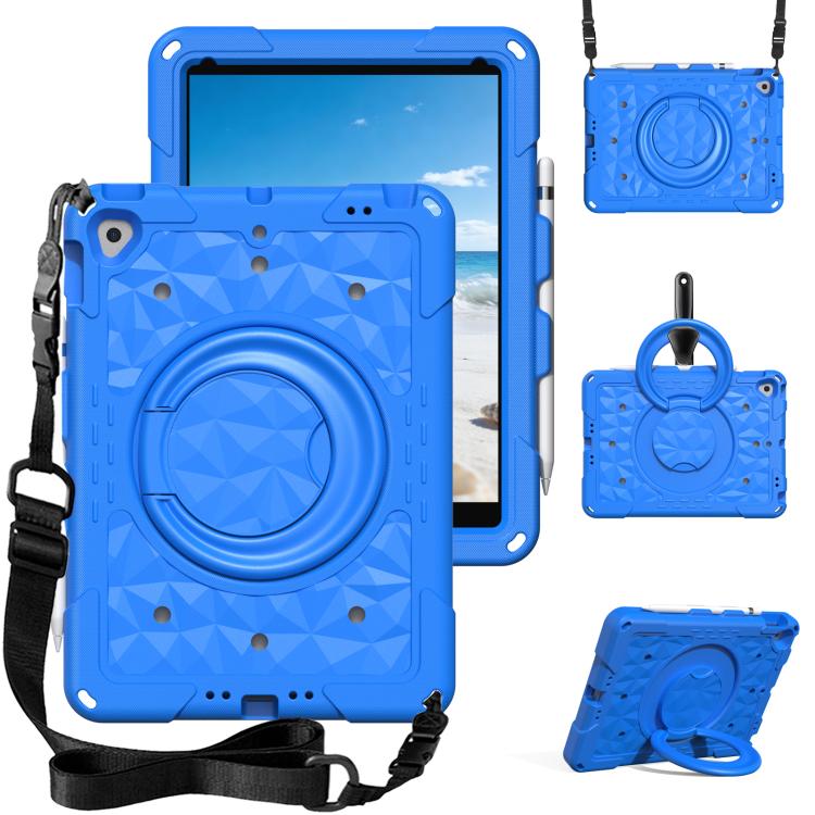 Custodia per tablet antiurto con supporto girevole ad anello magico e tracolla., For iPad 2026 / 2025 / Air 11 2026 / 2025, For iPad 10.2 2022 / 2021 / 10.5