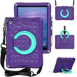 Custodia per tablet antiurto con supporto girevole ad anello magico e tracolla., For iPad 2026 / 2025 / Air 11 2026 / 2025, For iPad 10.2 2022 / 2021 / 10.5