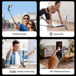 Mini selfie stick treppiede estensibile 69 cm con Bluetooth