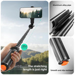 Mini selfie stick treppiede estensibile 69 cm con Bluetooth