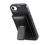 CaseNeo Retro Hinge Folding Wallet Custodia per telefono con retro magnetico, For iPhone 17e / 16e, For iPhone 17 Pro Max, For iPhone 17 Pro, For iPhone 17, For iPhone Air, For iPhone 16 Pro Max