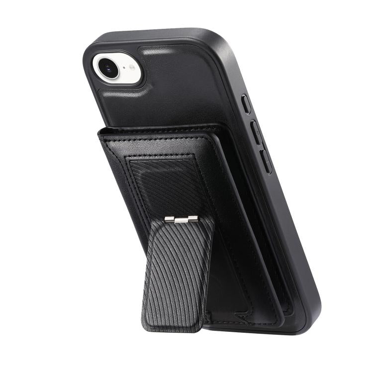CaseNeo Retro Hinge Folding Wallet Custodia per telefono con retro magnetico, For iPhone 17e / 16e, For iPhone 17 Pro Max, For iPhone 17 Pro, For iPhone 17, For iPhone Air, For iPhone 16 Pro Max