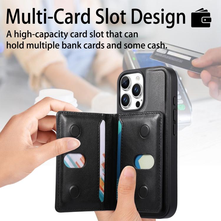 CaseNeo Retro Hinge Folding Wallet Custodia per telefono con retro magnetico, For iPhone 16 Pro, For iPhone 16 Plus, For iPhone 16, For iPhone 15 Pro Max, For iPhone 15 Pro, For iPhone 15 Plus