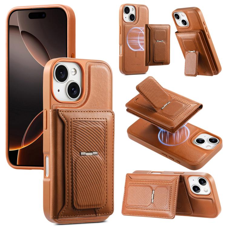 CaseNeo Retro Hinge Folding Wallet Custodia per telefono con retro magnetico, For iPhone 15, For iPhone 14, For iPhone 14 Pro, For iPhone 14 Pro Max, For  iPhone 13 Pro Max, For iPhone 13 Pro