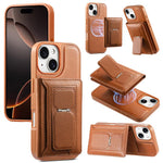 CaseNeo Retro Hinge Folding Wallet Custodia per telefono con retro magnetico, For iPhone 15, For iPhone 14, For iPhone 14 Pro, For iPhone 14 Pro Max, For  iPhone 13 Pro Max, For iPhone 13 Pro