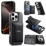 CaseNeo Retro Hinge Folding Wallet Custodia per telefono con retro magnetico, For iPhone 15, For iPhone 14, For iPhone 14 Pro, For iPhone 14 Pro Max, For  iPhone 13 Pro Max, For iPhone 13 Pro