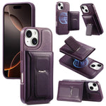 CaseNeo Retro Hinge Folding Wallet Custodia per telefono con retro magnetico, For iPhone 13