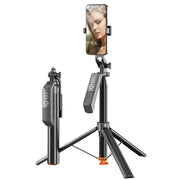 Treppiede selfie stick con telecomando Bluetooth 360°