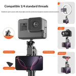 Treppiede selfie stick con telecomando Bluetooth 360°