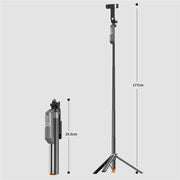 Treppiede selfie stick con telecomando Bluetooth 360°