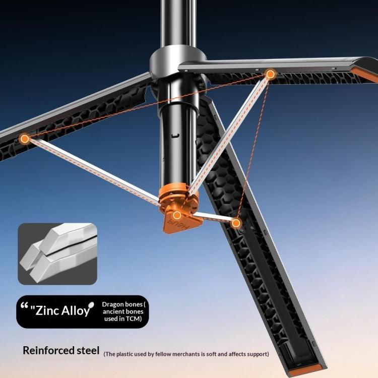 T02TK Bluetooth Remote Control Phone Tripod Stand 360 Degrees Rotation Selfie Stick Tripod