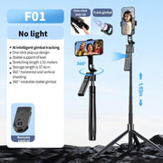 Asta selfie con gimbal AI e treppiede telescopico 192 cm