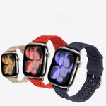 Cinturino per orologio lavorato a maglia traforata, For Apple Watch 46mm / 49mm / 45mm / 44mm, For Apple Watch 42mm / 41mm / 40mm / 38mm