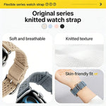 Cinturino per orologio lavorato a maglia traforata, For Apple Watch 46mm / 49mm / 45mm / 44mm, For Apple Watch 42mm / 41mm / 40mm / 38mm