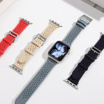 Cinturino per orologio lavorato a maglia traforata, For Apple Watch 46mm / 49mm / 45mm / 44mm, For Apple Watch 42mm / 41mm / 40mm / 38mm