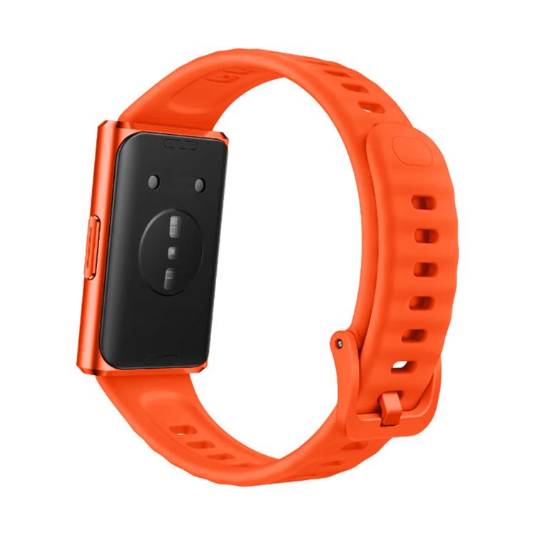 Cinturino per orologio in gomma fluorurata tinta unita con fibbia a sgancio rapido., For Huawei Watch Band 11 / Band 11 Pro
