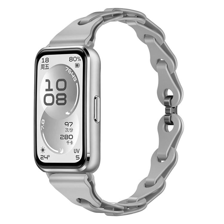 Cinturino per orologio in silicone con bracciale traforato alla moda, For Huawei Watch Band 11 / Band 11 Pro