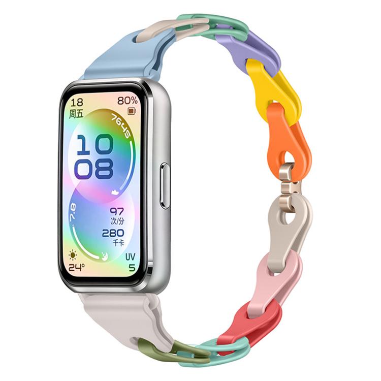 Cinturino per orologio in silicone con bracciale traforato alla moda, For Huawei Watch Band 11 / Band 11 Pro