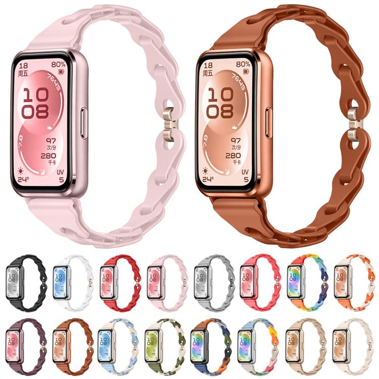 Cinturino per orologio in silicone con bracciale traforato alla moda, For Huawei Watch Band 11 / Band 11 Pro