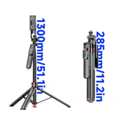 Treppiede automatico estensibile 1300 mm con supporto telefono