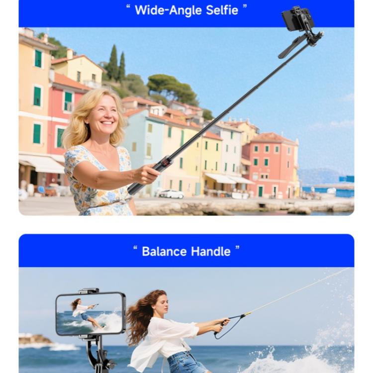 Treppiede automatico estensibile 1300 mm con supporto telefono