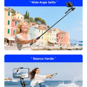 Treppiede automatico estensibile 1300 mm con supporto telefono