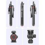 F05 Supporto per telefono con telecomando estensibile per selfie stick e treppiede per fotografia e vlogging, F05