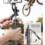 F05 Supporto per telefono con telecomando estensibile per selfie stick e treppiede per fotografia e vlogging, F05