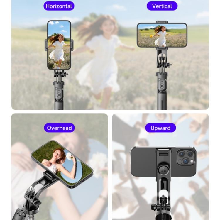 F05 Supporto per telefono con telecomando estensibile per selfie stick e treppiede per fotografia e vlogging, F05