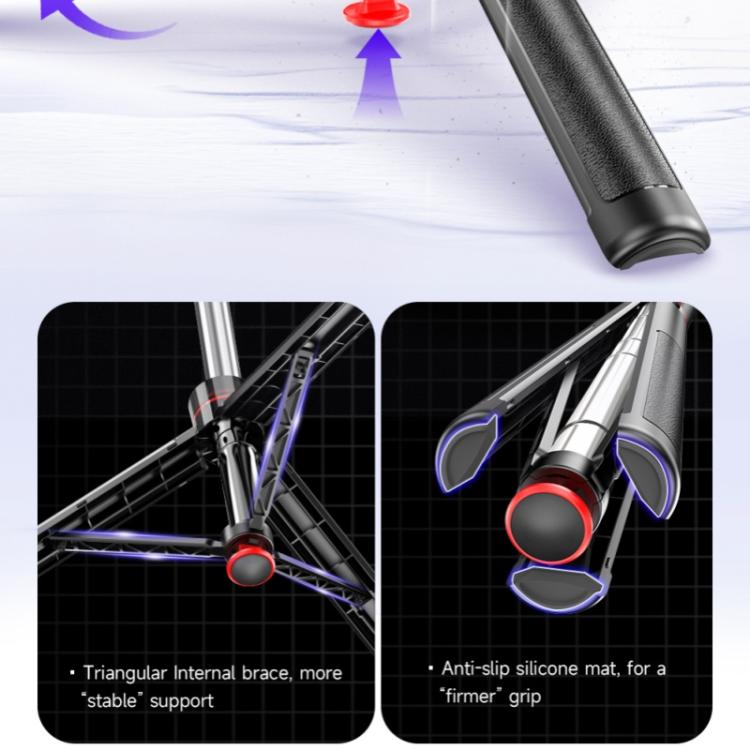 F05 Supporto per telefono con telecomando estensibile per selfie stick e treppiede per fotografia e vlogging, F05