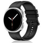 Cinturino in silicone a righe verticali tinta unita per Galaxy Watch9 / 8 / 9 Classic / 8 Classic, Size: L, Size: S