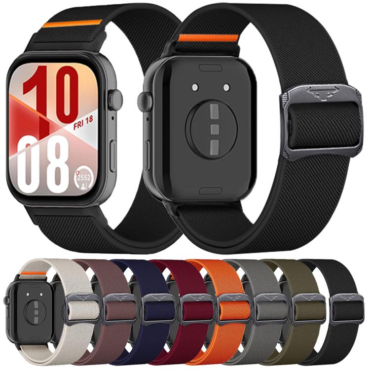 Cinturino elastico in nylon con fibbia a perline e cinturino per orologio., For Huawei Watch Fit 5 / Fit 5 Pro / Fit 4