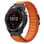 Cinturino per orologio in nylon con texture a onde oceaniche., For Gamin 26mm, For Gamin 22mm, For Gamin 20mm