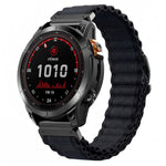 Cinturino per orologio in nylon con texture a onde oceaniche., For Gamin 26mm, For Gamin 22mm, For Gamin 20mm