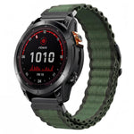 Cinturino per orologio in nylon con texture a onde oceaniche., For Gamin 26mm, For Gamin 22mm, For Gamin 20mm