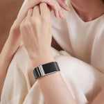 Cinturino per orologio in ecopelle vegana con fibbia sottile a chiodo, For WHOOP 5.0 Regular