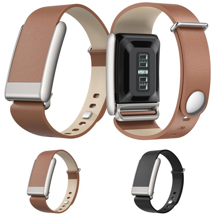 Cinturino per orologio in ecopelle vegana con fibbia sottile a chiodo, For WHOOP 5.0 Regular