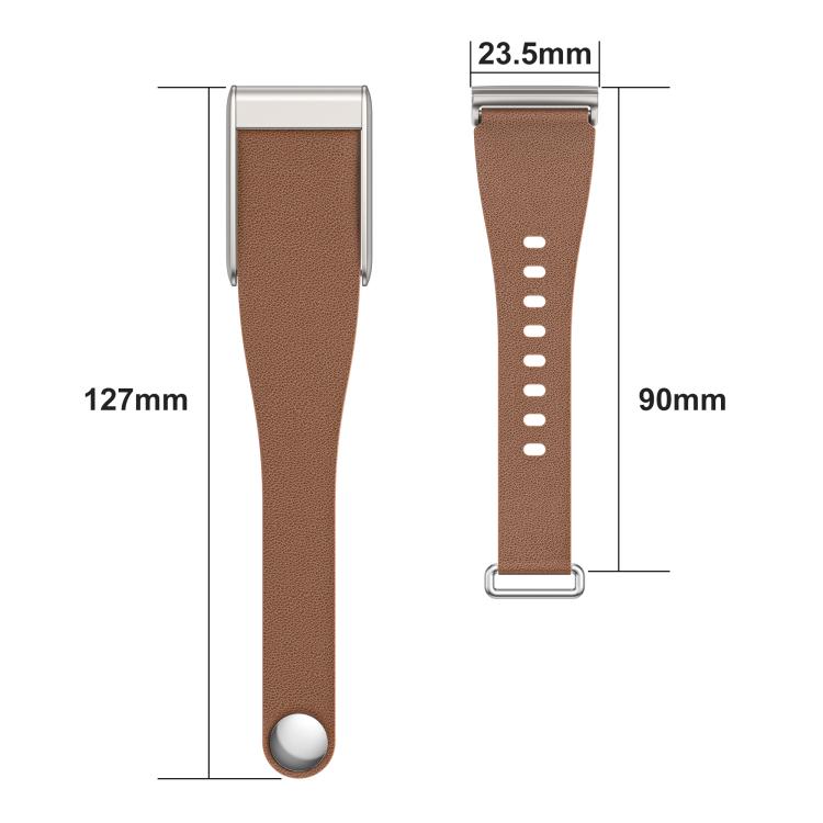 Cinturino per orologio in ecopelle vegana con fibbia sottile a chiodo, For WHOOP 5.0 Regular