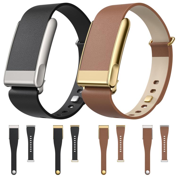 Cinturino per orologio in ecopelle vegana con fibbia sottile a chiodo, For WHOOP 5.0 Electrocardiogram