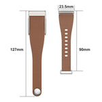 Cinturino per orologio in ecopelle vegana con fibbia sottile a chiodo, For WHOOP 5.0 Electrocardiogram