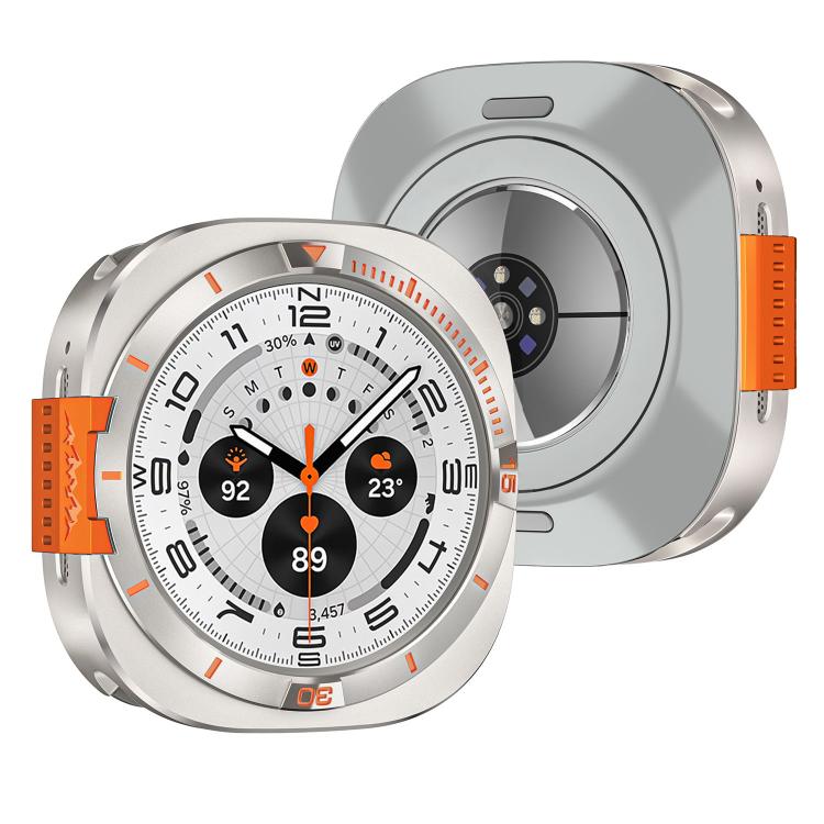 Custodia protettiva in metallo per orologio con PC integrato in stile alpino., For Samsung Galaxy Watch Ultra 47mm / Ultra 2025